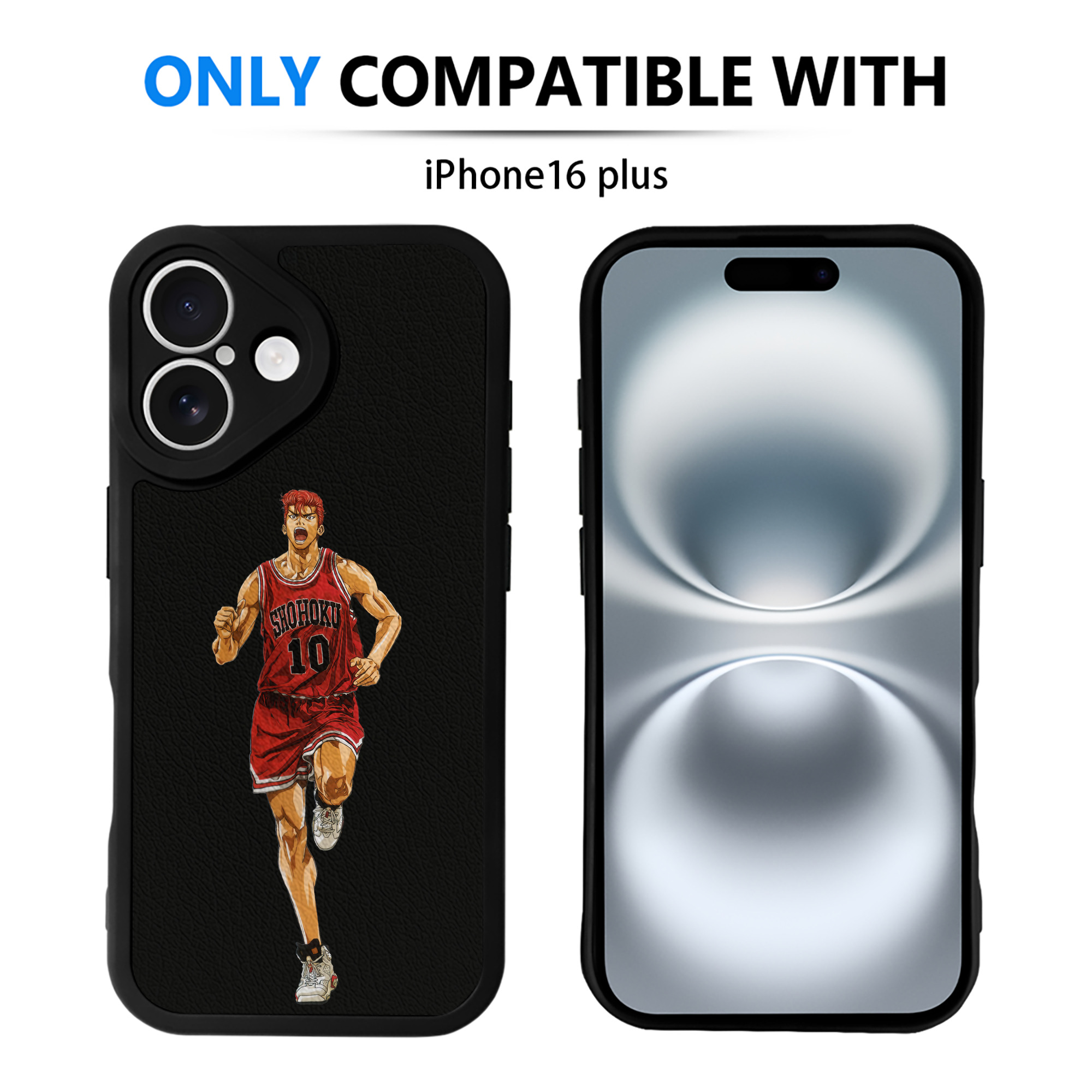 （画像用） SLAM DUNK／スラムダンク 【iPhone 16シリーズ対応】シリコンスマホケース（レザー調） 材質：シリコン